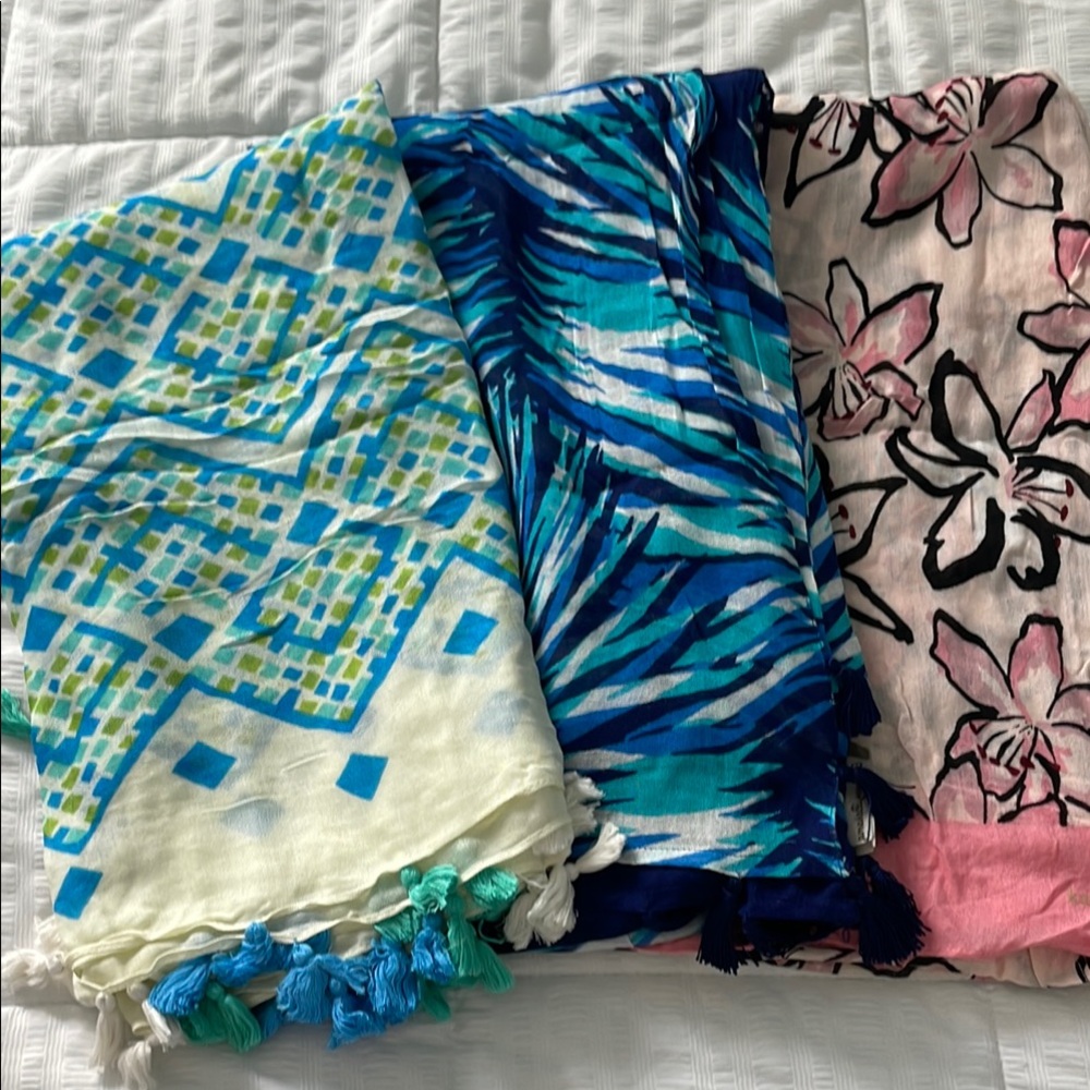 Summer Scarves- Vera Bradley, Tommy Bahama, Kate Spade 3 for 1